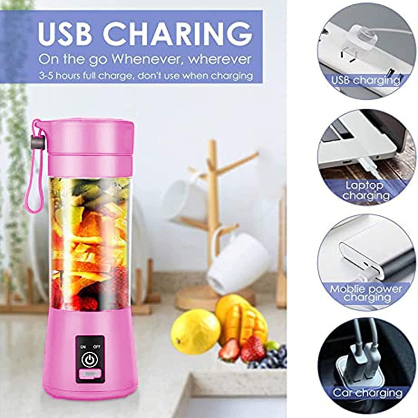 USB Bottle Blender Shaker